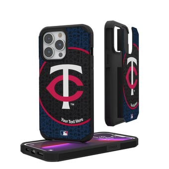Minnesota Twins iPhone Circle Design Personalized Rugged Case