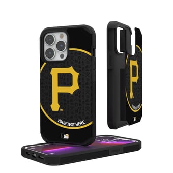 Pittsburgh Pirates iPhone Circle Design Personalized Rugged Case