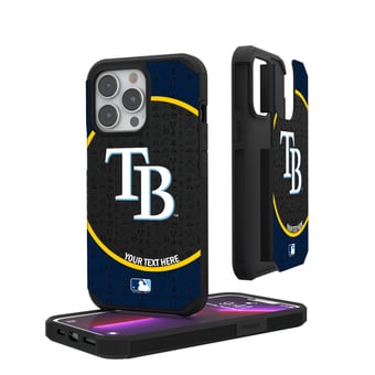 Tampa Bay Rays iPhone Circle Design Personalized Rugged Case