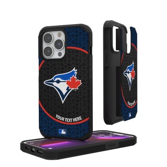 Toronto Blue Jays iPhone Circle Design Personalized Rugged Case