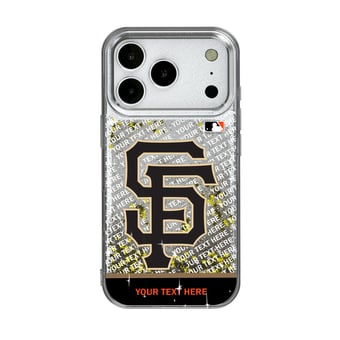 San Francisco Giants iPhone Personalized Glitter Case