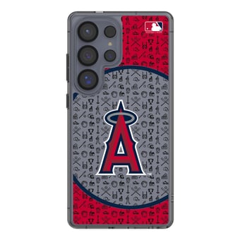 Los Angeles Angels Circle Design Galaxy Clear Phone Case