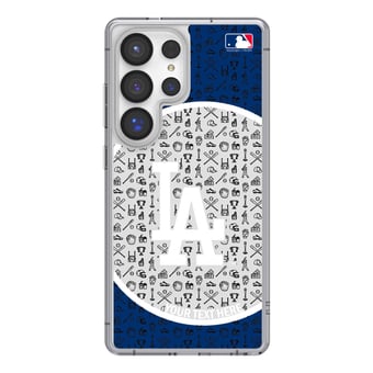 Los Angeles Dodgers Circle Design Galaxy Clear Phone Case
