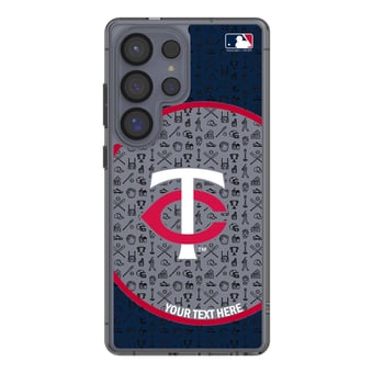 Minnesota Twins Circle Design Galaxy Clear Phone Case