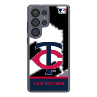 Minnesota Twins Endzone Design Galaxy Clear Phone Case