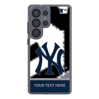 New York Yankees Endzone Design Galaxy Clear Phone Case