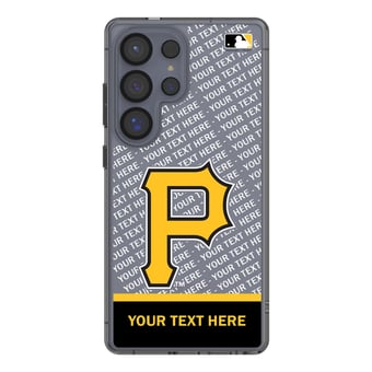 Pittsburgh Pirates Endzone Design Galaxy Clear Phone Case