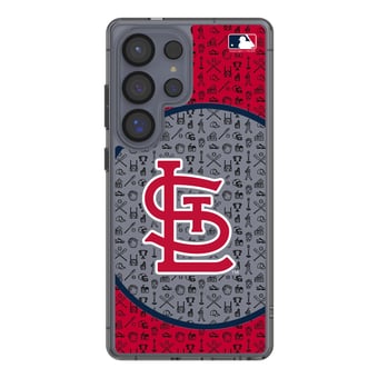 St. Louis Cardinals Circle Design Galaxy Clear Phone Case