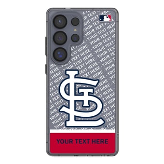 St. Louis Cardinals Endzone Design Galaxy Clear Phone Case