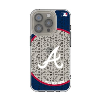 Atlanta Braves Circle Design iPhone Clear Case