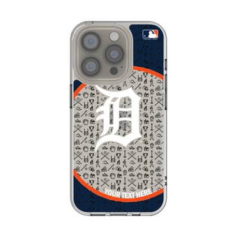 Detroit Tigers Circle Design iPhone Clear Case
