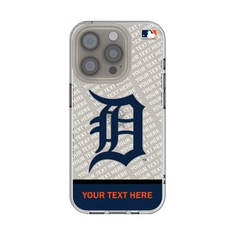 Detroit Tigers Endzone Design iPhone Clear Case