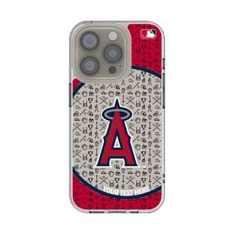 Los Angeles Angels Circle Design iPhone Clear Case