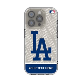 Los Angeles Dodgers Endzone Design iPhone Clear Case