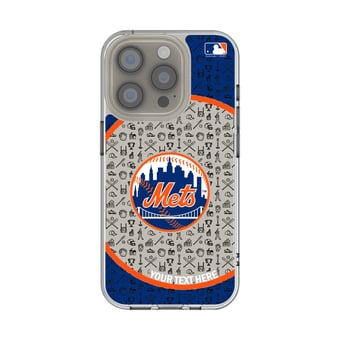 New York Mets Circle Design iPhone Clear Case
