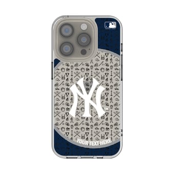 New York Yankees Circle Design iPhone Clear Case