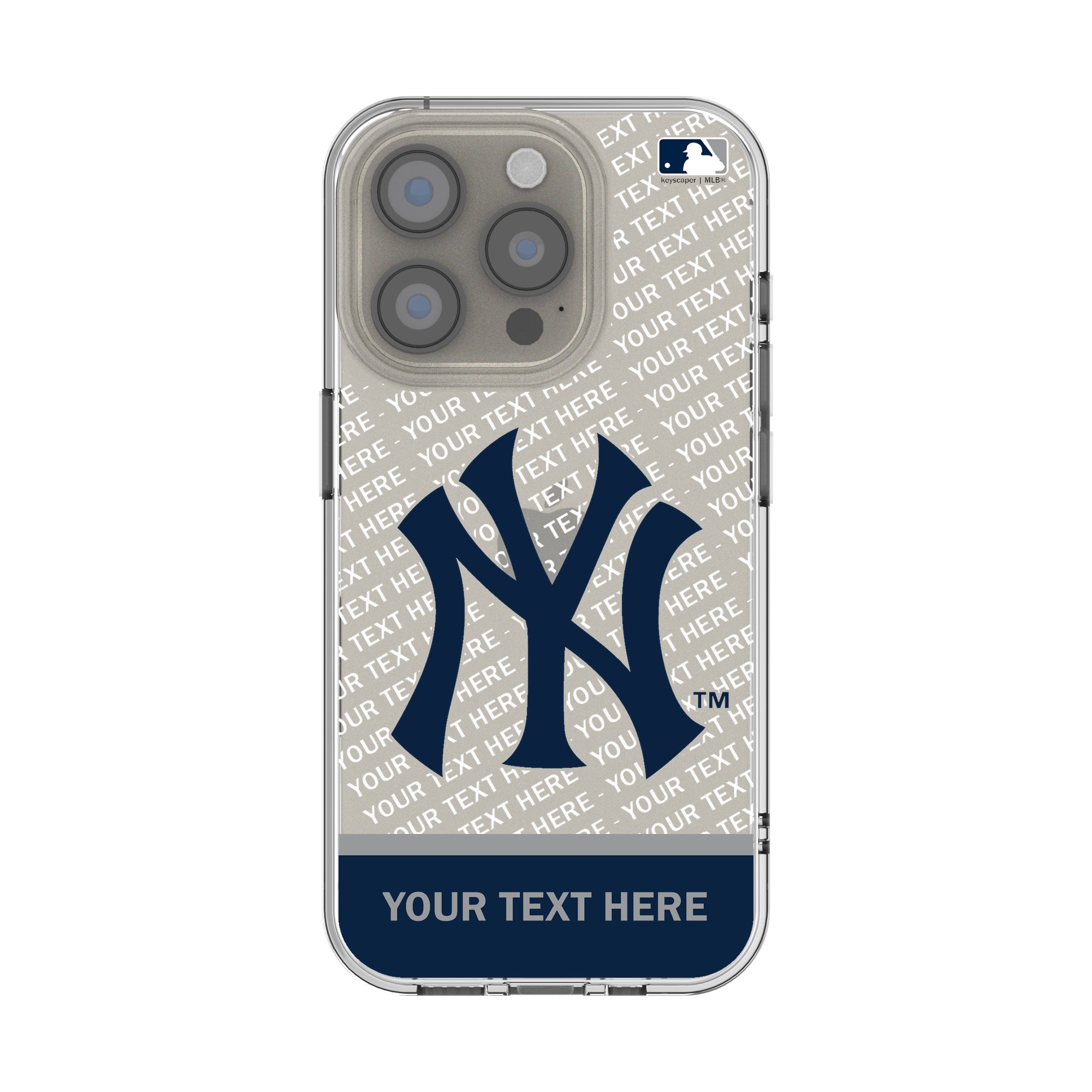 New York Yankees Endzone Design iPhone Clear Case New York Yankees Endzone Design iPhone Clear Case