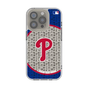 Philadelphia Phillies Circle Design iPhone Clear Case
