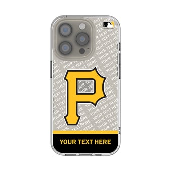 Pittsburgh Pirates Endzone Design iPhone Clear Case