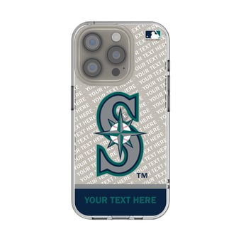 Seattle Mariners Endzone Design iPhone Clear Case