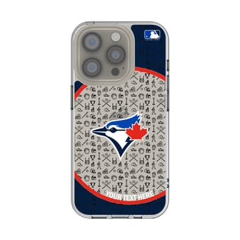 Toronto Blue Jays Circle Design iPhone Clear Case