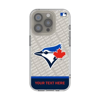 Toronto Blue Jays Endzone Design iPhone Clear Case