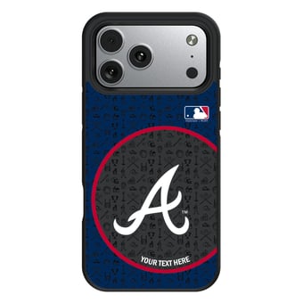 Keyscaper Atlanta Braves Personalized Bump Case with 8.2ft Drop Protection