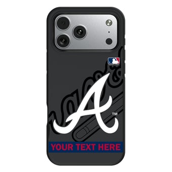 Keyscaper Atlanta Braves Personalized Bump Case with 8.2ft Drop Protection