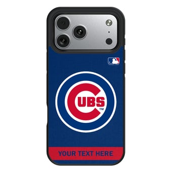 Keyscaper Chicago Cubs Personalized Bump Case with 8.2ft Drop Protection