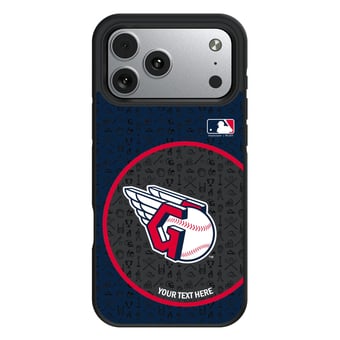 Keyscaper Cleveland Guardians Personalized Bump Case with 8.2ft Drop Protection