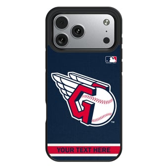 Keyscaper Cleveland Guardians Personalized Bump Case with 8.2ft Drop Protection