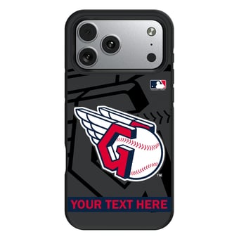 Keyscaper Cleveland Guardians Personalized Bump Case with 8.2ft Drop Protection