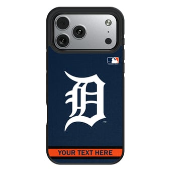 Keyscaper Detroit Tigers Personalized Bump Case with 8.2ft Drop Protection