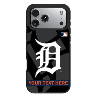 Keyscaper Detroit Tigers Personalized Bump Case with 8.2ft Drop Protection