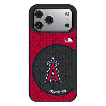 Keyscaper Los Angeles Angels Personalized Bump Case with 8.2ft Drop Protection