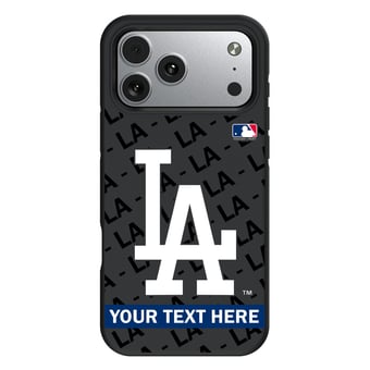 Keyscaper Los Angeles Dodgers Personalized Bump Case with 8.2ft Drop Protection