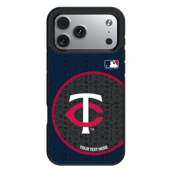 Keyscaper Minnesota Twins Personalized Bump Case with 8.2ft Drop Protection