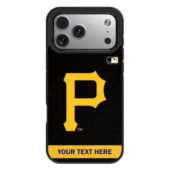 Keyscaper Pittsburgh Pirates Personalized Bump Case with 8.2ft Drop Protection