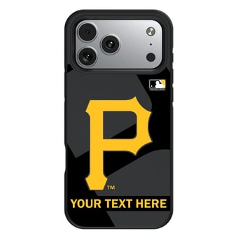 Keyscaper Pittsburgh Pirates Personalized Bump Case with 8.2ft Drop Protection