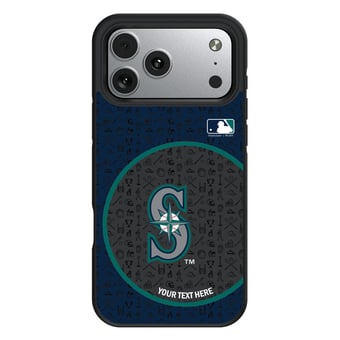 Keyscaper Seattle Mariners Personalized Bump Case with 8.2ft Drop Protection