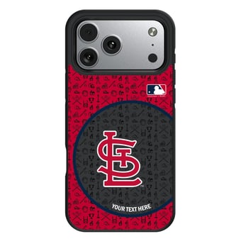 Keyscaper St. Louis Cardinals Personalized Bump Case with 8.2ft Drop Protection