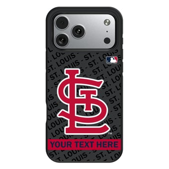 Keyscaper St. Louis Cardinals Personalized Bump Case with 8.2ft Drop Protection