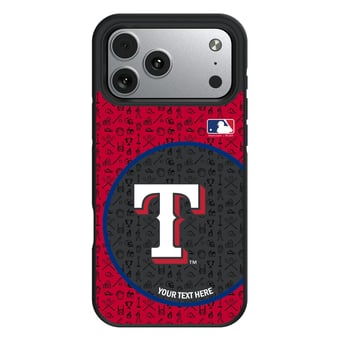 Keyscaper Texas Rangers Personalized Bump Case with 8.2ft Drop Protection