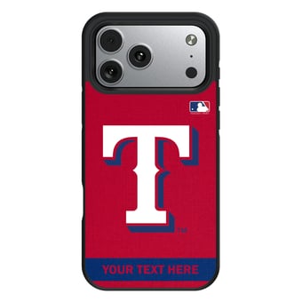 Keyscaper Texas Rangers Personalized Bump Case with 8.2ft Drop Protection