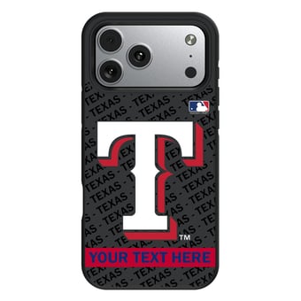 Keyscaper Texas Rangers Personalized Bump Case with 8.2ft Drop Protection