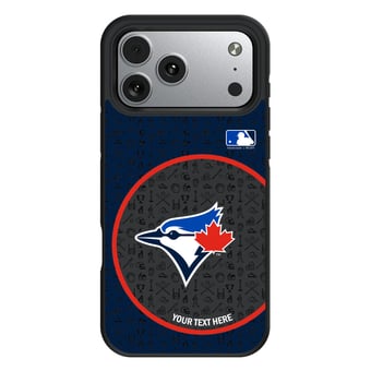 Keyscaper Toronto Blue Jays Personalized Bump Case with 8.2ft Drop Protection