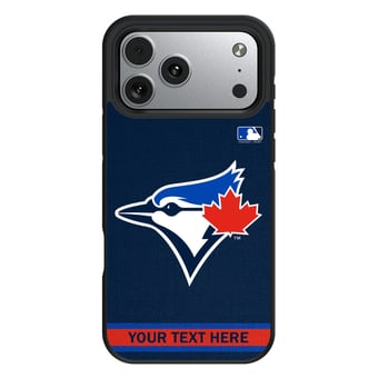Keyscaper Toronto Blue Jays Personalized Bump Case with 8.2ft Drop Protection