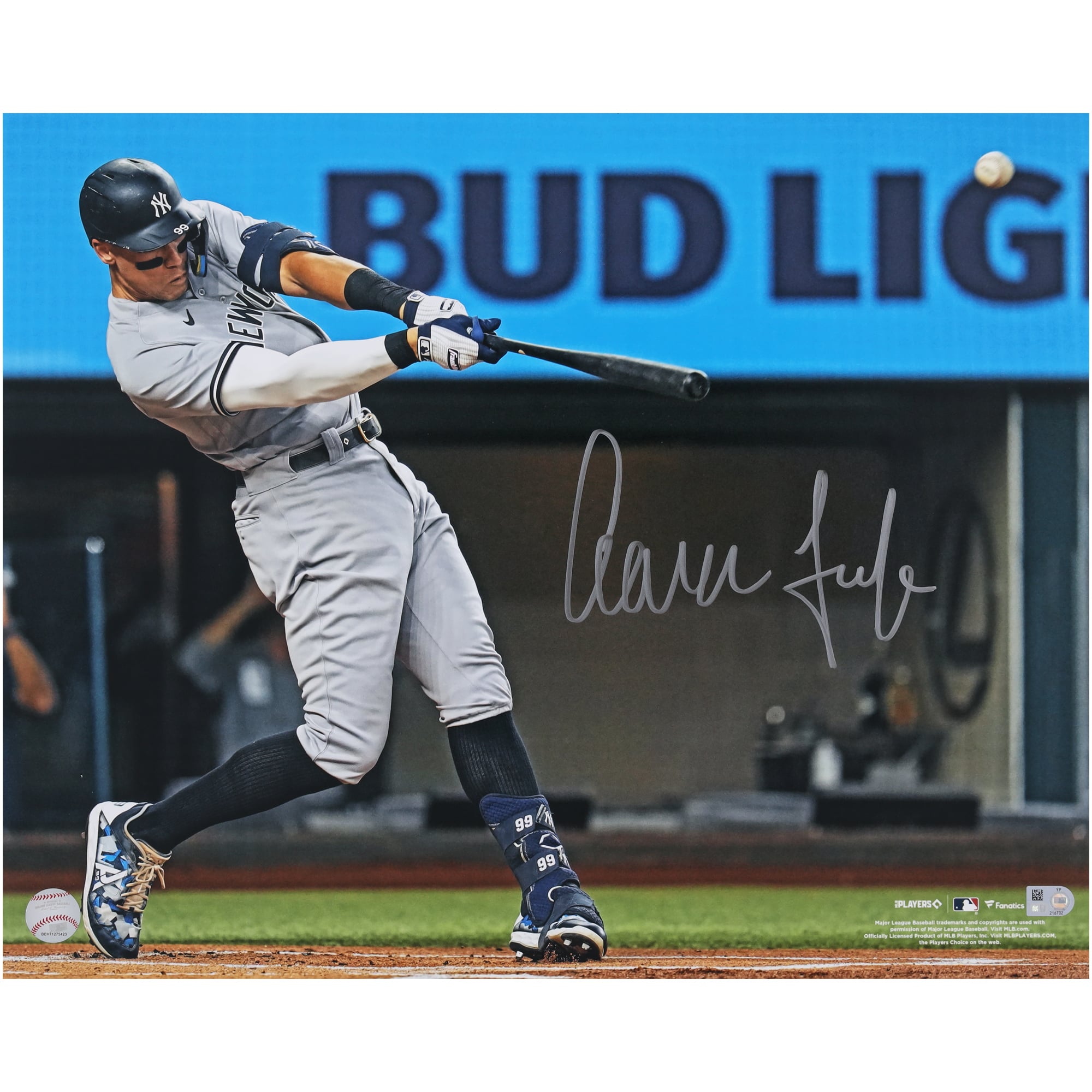 Fanatics Authentic Aaron Judge New York Yankees American League Home Run Record Autographed 16” x 20” Photograph Fanatics Authentic Aaron Judge New York Yankees American League Home Run Record Autographed 16” x 20” Photograph