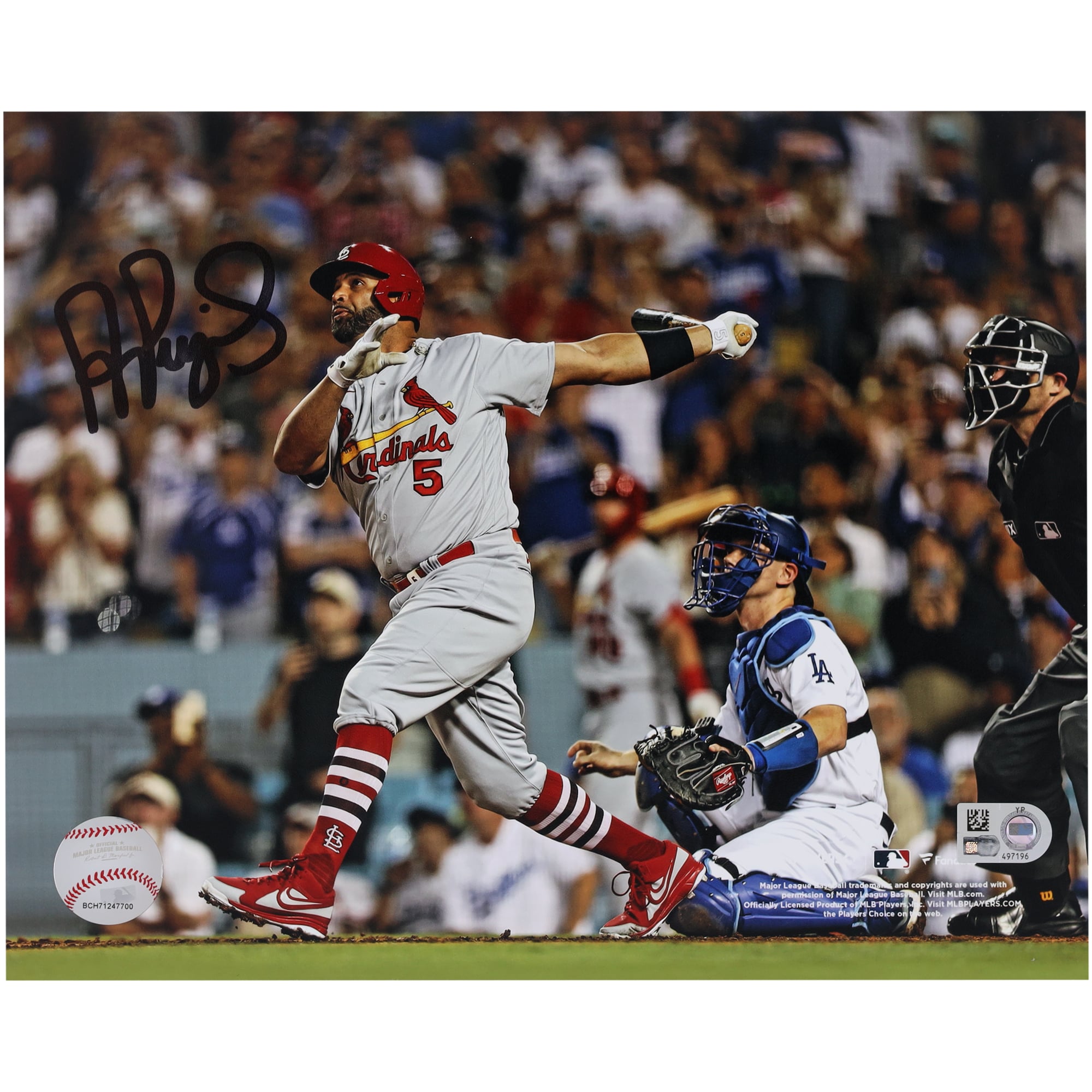 Fanatics Authentic Albert Pujols St. Louis Cardinals 700th Home Run Autographed 8” x 10” Photograph Fanatics Authentic Albert Pujols St. Louis Cardinals 700th Home Run Autographed 8” x 10” Photograph