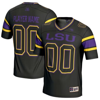 Men's GameDay Greats Black LSU Tigers NIL Pick-A-Player Football Jersey